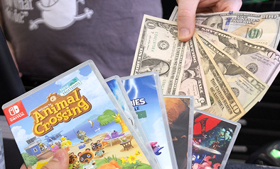 Cash offered for Nintendo Switch games during trade-in